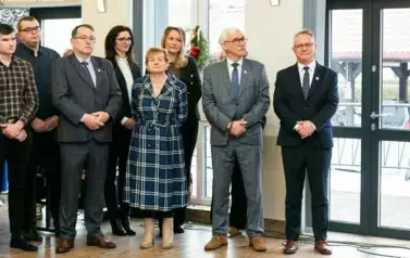 Otwarcie nowo wybudowanego skrzydła bibliotecznego Biblioteki-Domu Kultury w Sośnie