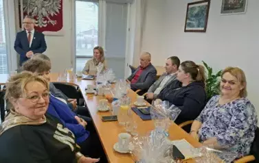 W&oacute;jt gminy składa sołtysom życzenia z okazji Dnia Sołtysa