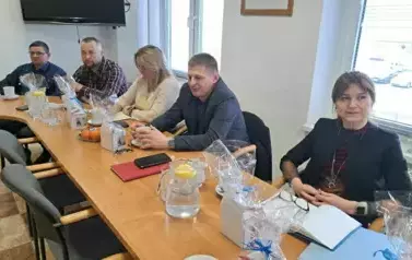 Uczestnicy narady w&oacute;jta z sołtysami