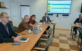 Przedstawiciele gminy Sośno podczas spotkania zespołu przewodniczących komisji rady gminy 