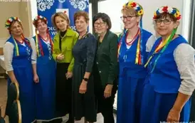 Otwarcie nowo wybudowanego skrzydła bibliotecznego Biblioteki-Domu Kultury w Sośnie