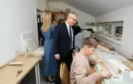 Otwarcie nowo wybudowanego skrzydła bibliotecznego Biblioteki-Domu Kultury w Sośnie