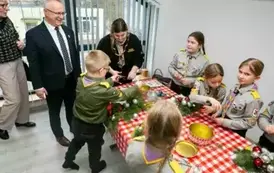 Otwarcie nowo wybudowanego skrzydła bibliotecznego Biblioteki-Domu Kultury w Sośnie