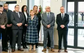 Otwarcie nowo wybudowanego skrzydła bibliotecznego Biblioteki-Domu Kultury w Sośnie