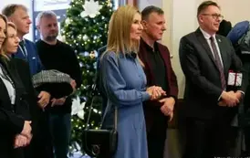 Otwarcie nowo wybudowanego skrzydła bibliotecznego Biblioteki-Domu Kultury w Sośnie