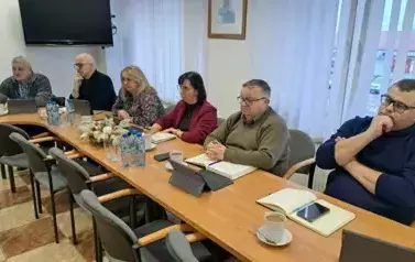 Radni biorący udział w posiedzeniu zespołu przewodniczących poszczeg&oacute;lnych komisji Rady Gminy Sośno