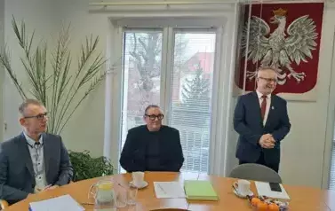 W&oacute;jt gminy wita sołtys&oacute;w