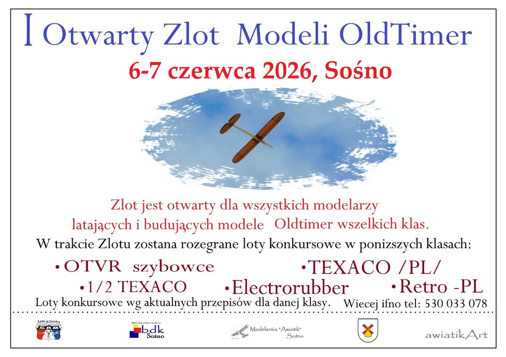 Plakat - I Otwarty Zlot Modeli OldTimer