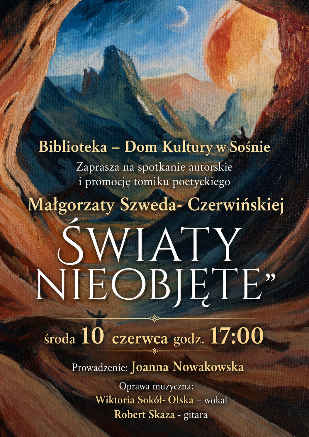 Plakat - spotkanie autorskie