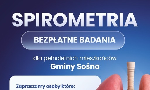 Plakat - badania spirometria