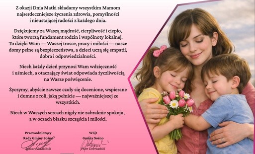 Życzenia z okazji Dnia Matki