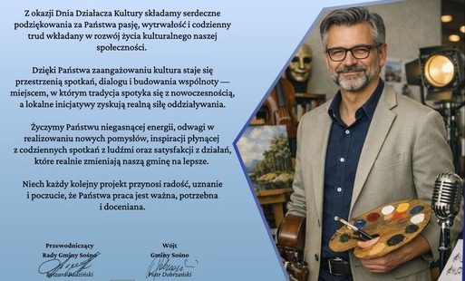 Życzenia z okazji Dnia Działacza Kultury