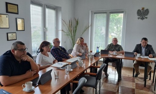 Radni biorący udział w posiedzeniu prezydium RG Sośno w dniu 10 czerwca 2026 roku