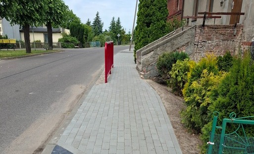 Nowy chodnik w Mierucinie